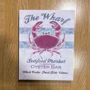 The Wharf Seafood Market Sign
